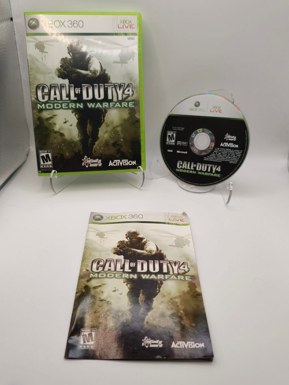 Call of Duty 4 Modern Warfare Xbox 360 CIB Complete Tested